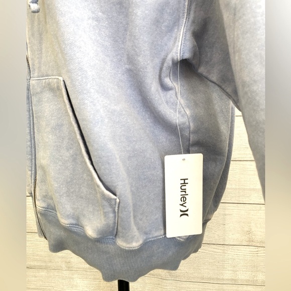 HURLEY | NWT Women’s Fleece Zip-Up Hoodie Sweater - Picture 3 of 8
